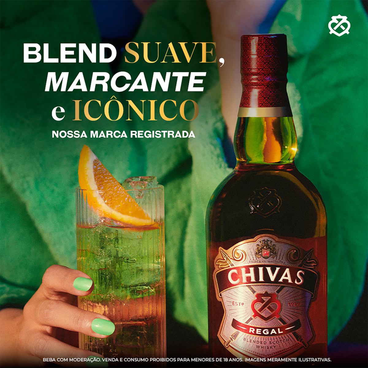 Whisky Chivas Regal 12 anos Escocês - 750 ml | Extra Mercado