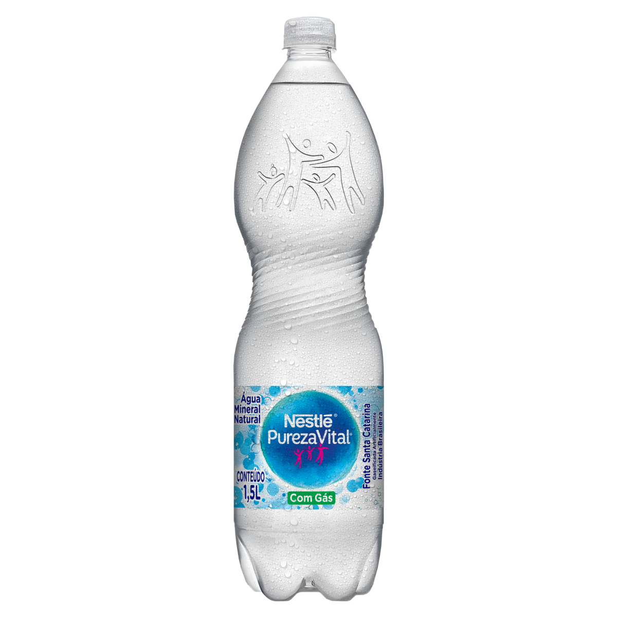 Água Mineral com Gás NESTLÉ Pureza Vital Garrafa 1,5 Litros